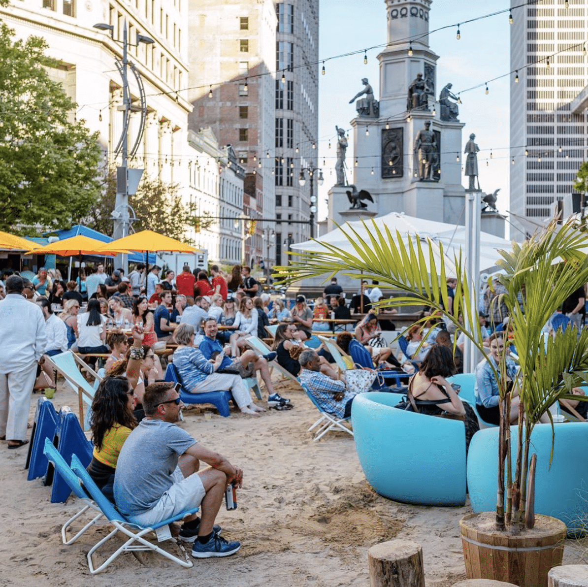 Things to do in Detroit Campus Martius Beach